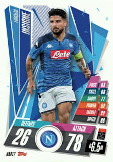 Topps Match Attax 2020-2021 SSC Napoli Set