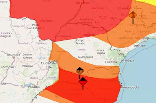 ALERTA VERMELHO PARA CHUVAS NO PARANÁ SEGUE NESTA SEXTA (3); VEJA REGIÕES: