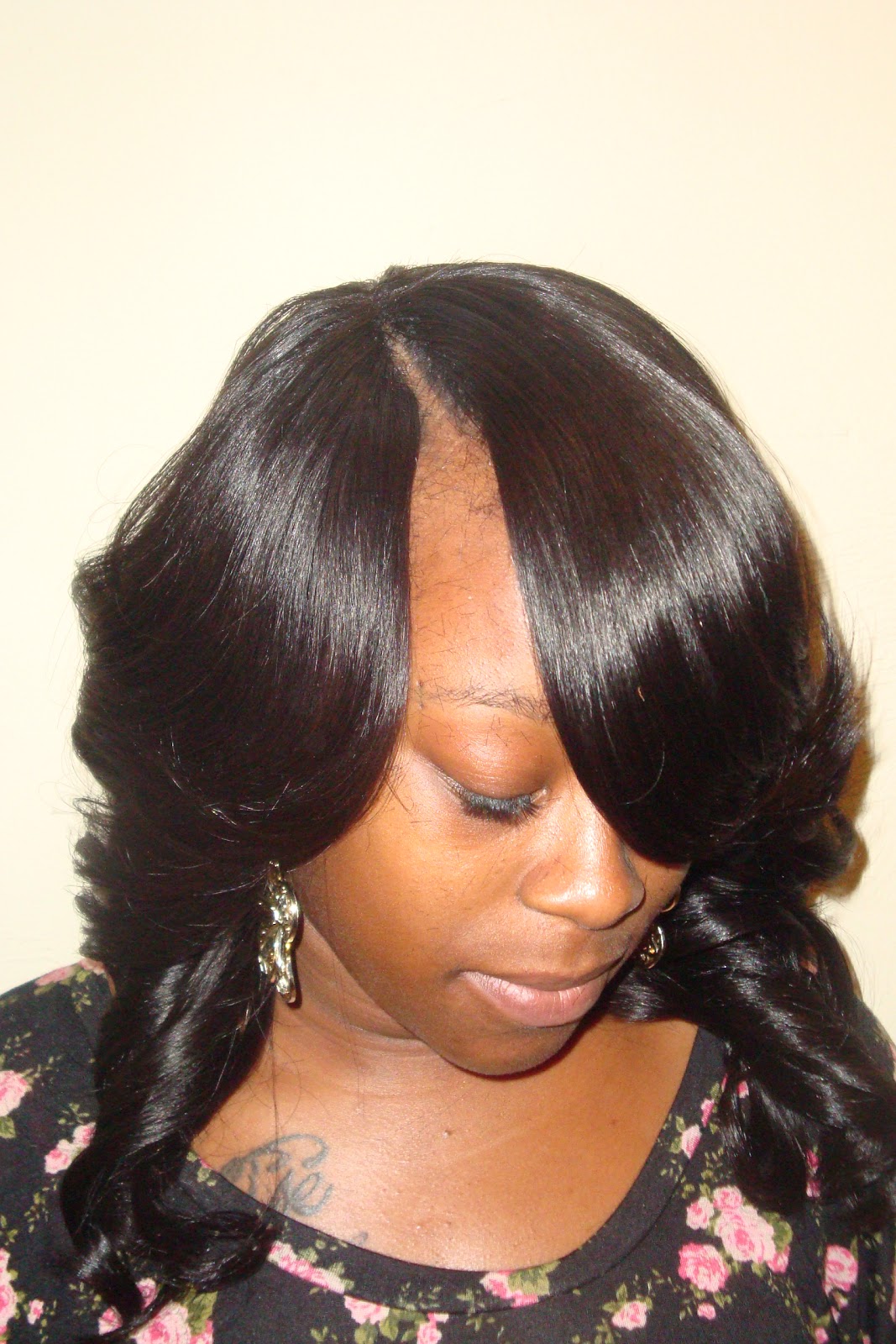 layered sew in graduated bob straight hair layered and curled sew ...