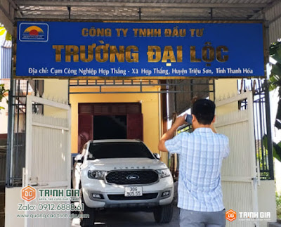 Làm Biển Quảng cáo Công Ty Bất Động sản - Huyện Triệu Sơn - Thanh Hóa