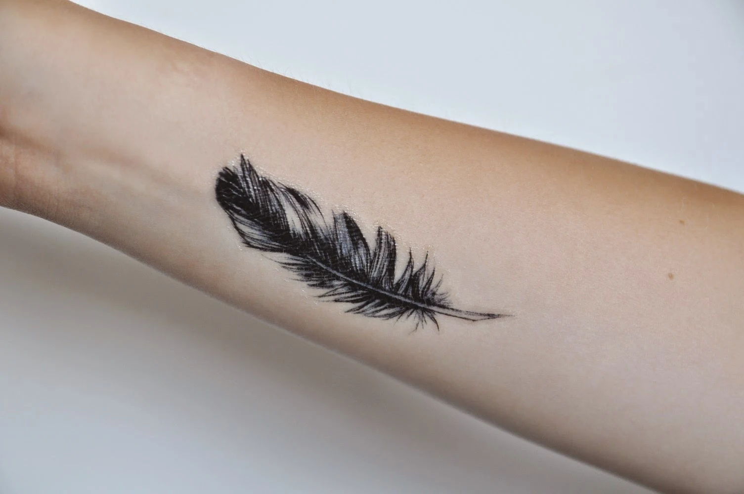 Feather Temporary Tattoo