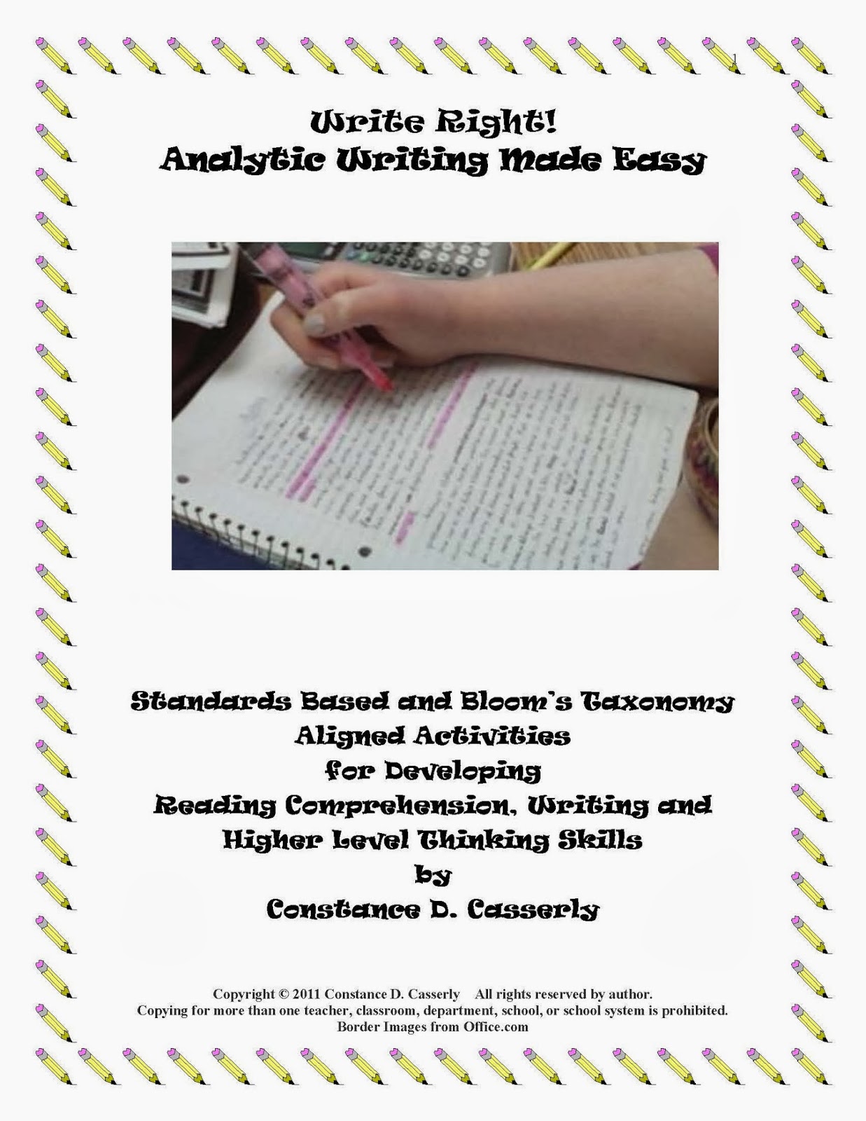 Write Right! Analytic Writing Made Easy cover