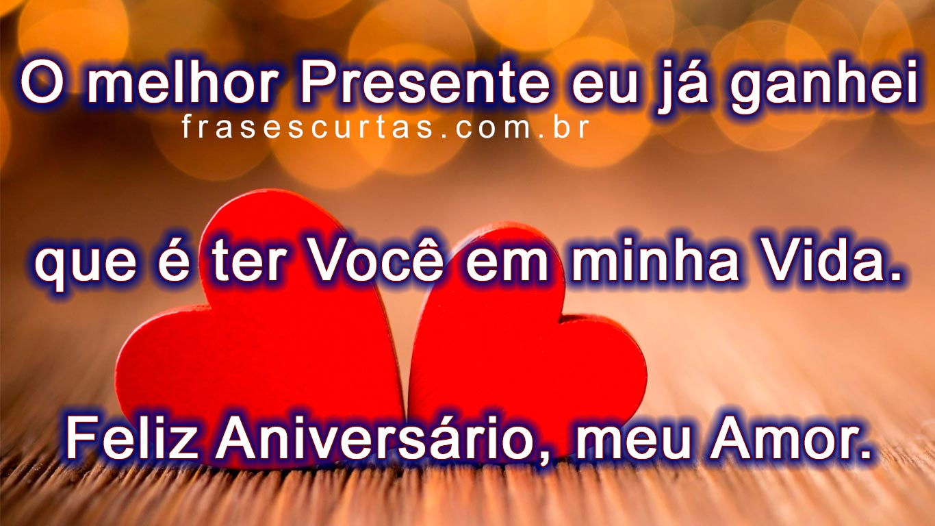 Frases de Aniversário Amor