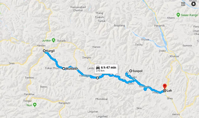 kargil To Leh