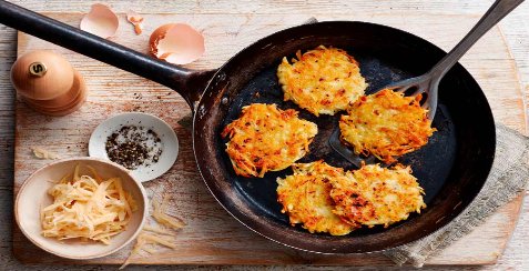 What is the main ingredient in hash browns?