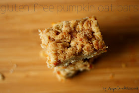 gluten free pumpkin oat bars from anyonita-nibbles.co.uk