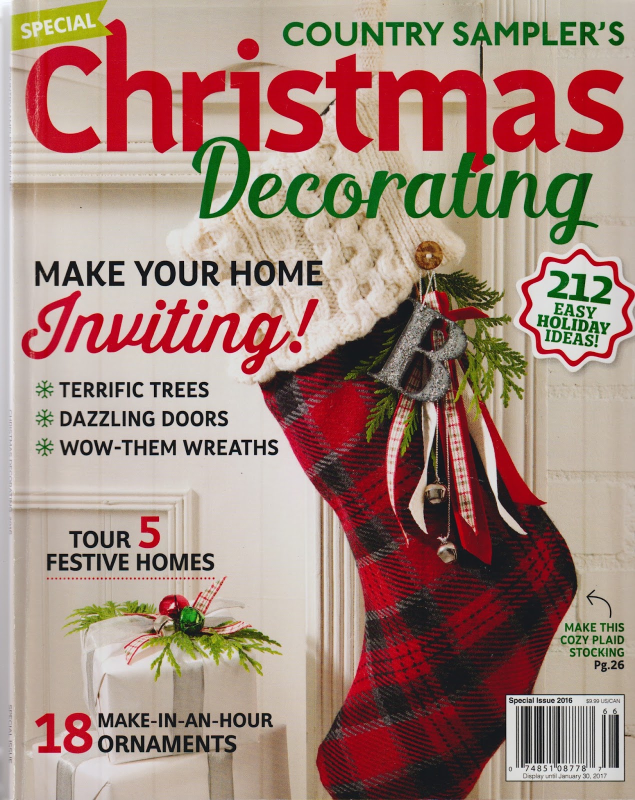 Two Features in Country Sampler s Christmas  Decorating  