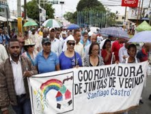 Moradores de Haina protestan en contra de la instalación de una planta de Gas Licuado de Petróleo