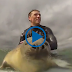 Baby Seal Trying To Surf - Video