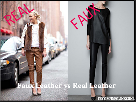 Difference between Faux leather and Real leather