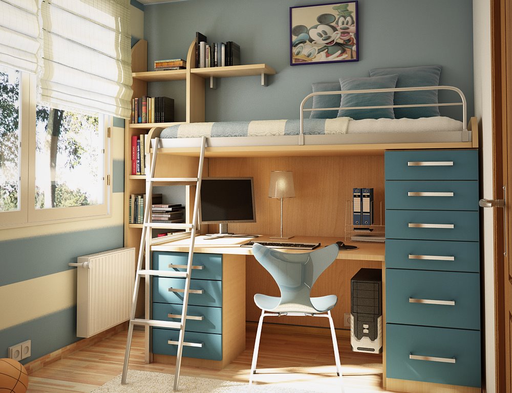 Loft Bed With Desk