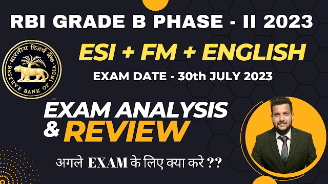 RBI Grade B Phase 2 Exam Analysis 2023, Difficulty Level, Exam Review