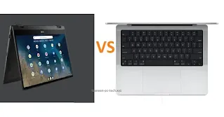 Chromebook Flip CM5500 vs MacBook 16 Pro 2021 specs comparison