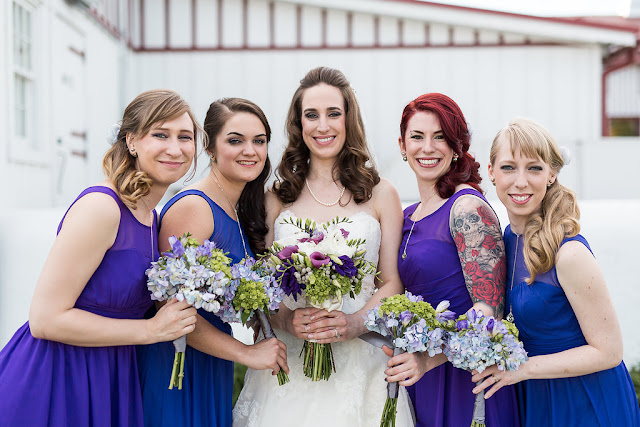 purple bridesmaid dresses