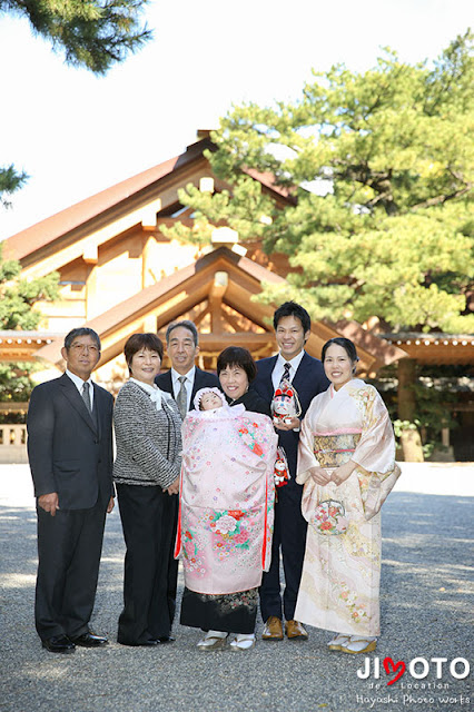 熱田神宮でのお宮参り出張撮影