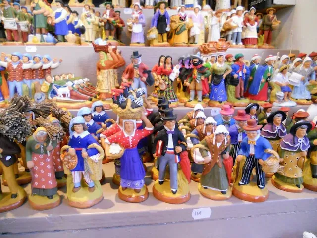 Santons at the Aix-en-Provence Christmas Market