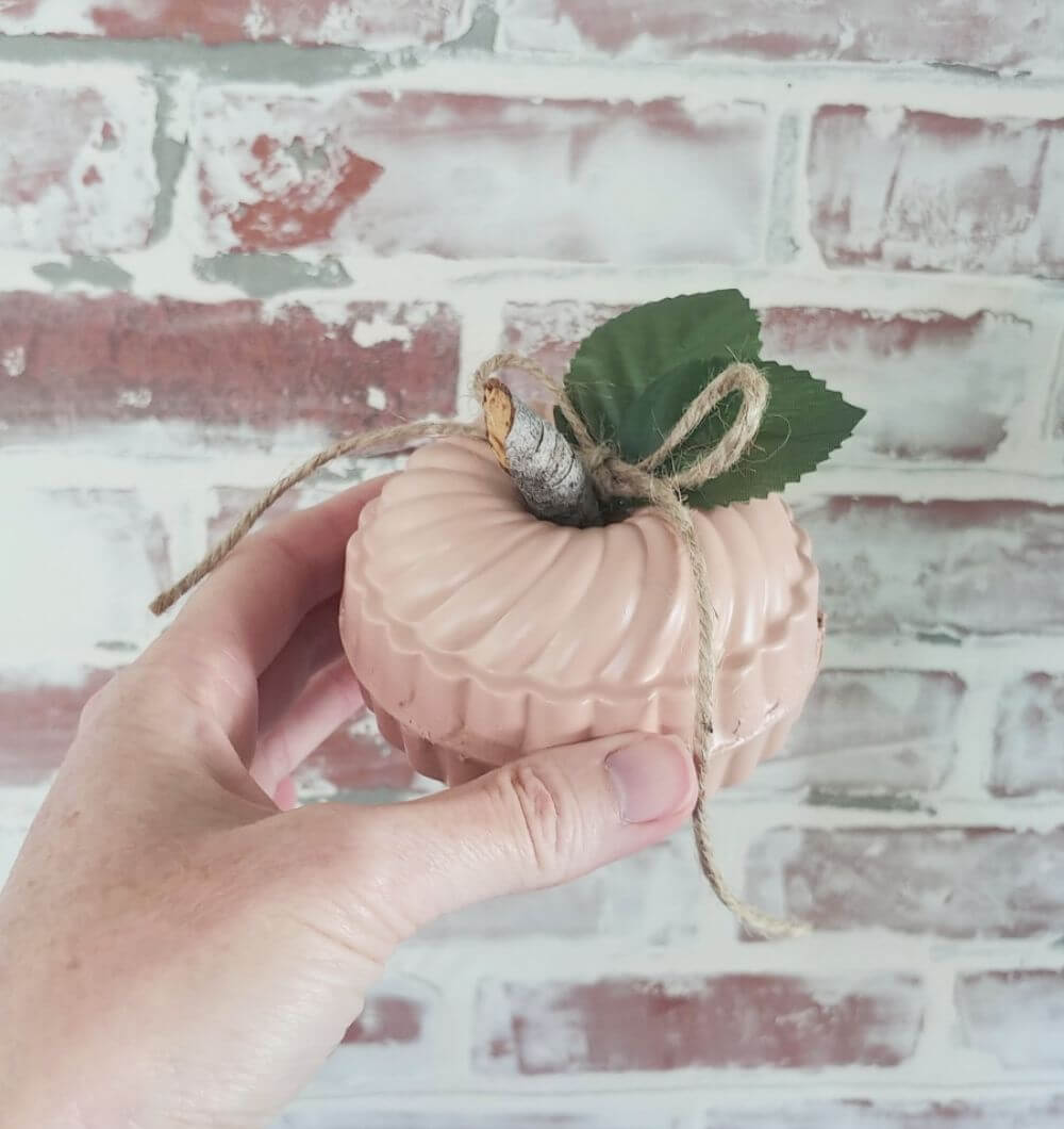 Repurposed Vintage Jello Mold Pumpkins