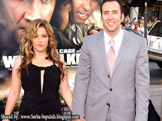 Nicolas Cage and Lisa Marie Presley