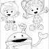 Equipo Umizoomi para colorear y pintar