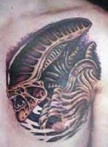 Tatto Design : Alien 2