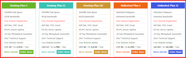 HosterPK Hosting Prices & Plans