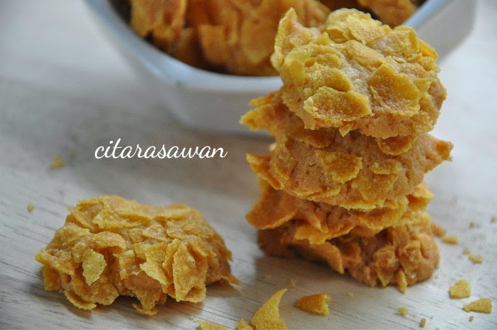 Biskut Cornflakes Mudah ~ Resepi Terbaik