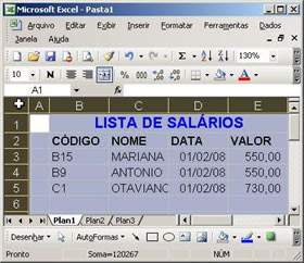 Aprenda a mexer no excel