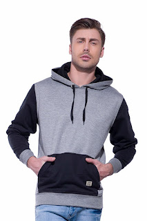 hoodie, black,, slim fit, zip, cotton, fabric,