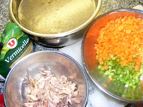 Ingredients for chicken soup.  Indre et Loire, France. Photographed by Susan Walter. Tour the Loire Valley with a classic car and a private guide.