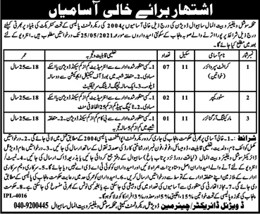 Latest Jobs in Social Welfare And Bait Ul Mal Department Punjab  2021