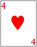 four of hearts