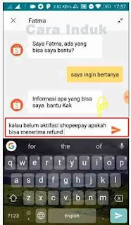 Cara Live Chat Shopee