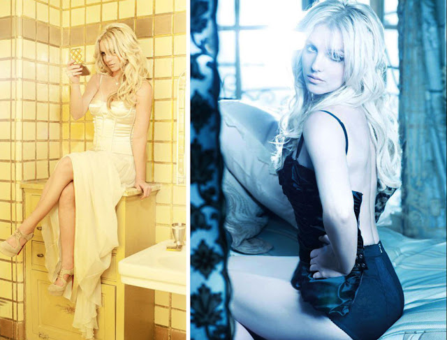  none other than their designs for her Femme Fatale promotional photos