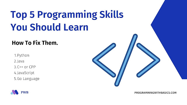 Top New 5 Programming Skills Worth Learning