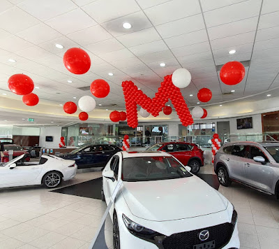 Mazda - Product Promotion  Decor by Chris Adamo of The Balloon Crew in Sydney, Australia