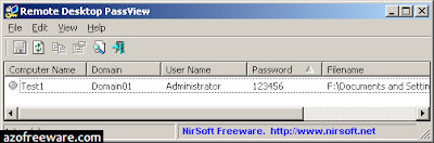 Remote Desktop PassView