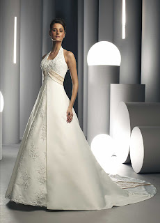 Halter Wedding Gown