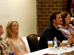Zoie Palmer and Anthony Lemke at Shore Leave 38, Hunt Valley, MD.