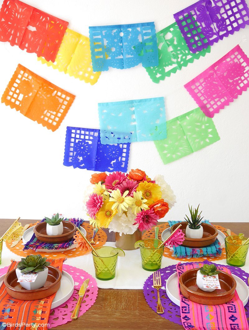 A Colorful Cinco de Mayo Mexican  Fiesta Party  Ideas  