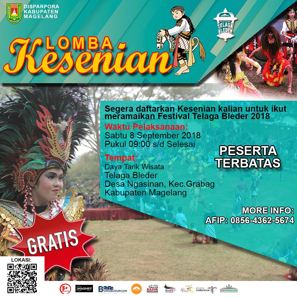 Lomba Kesenian Rakyat Magelang Festival Telaga Bleder 2018