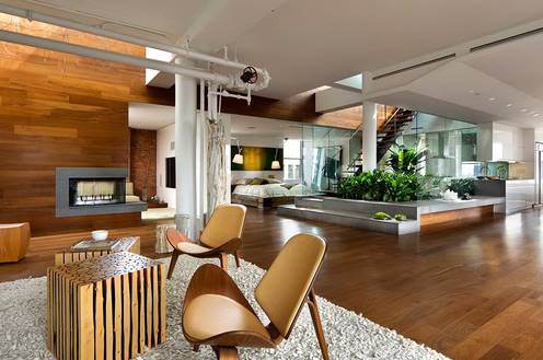 12 Desain Interior Rumah Kayu Modern Terbaik Desain 