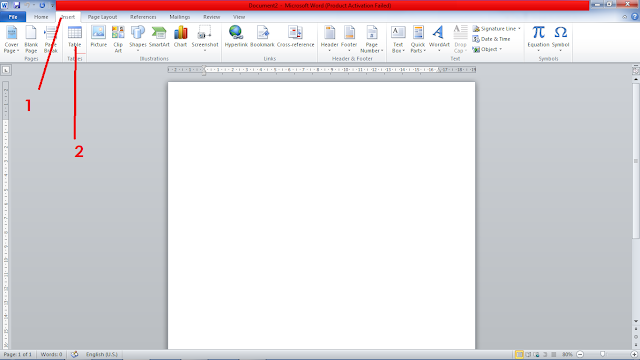 Cara Membuat Tabel Di Microsoft Word