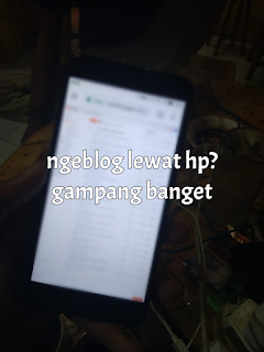 Cara ngeblog lewat hp