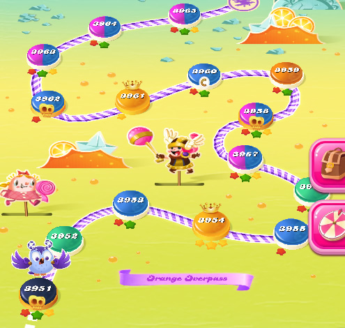 Candy Crush Saga level 3966-3980