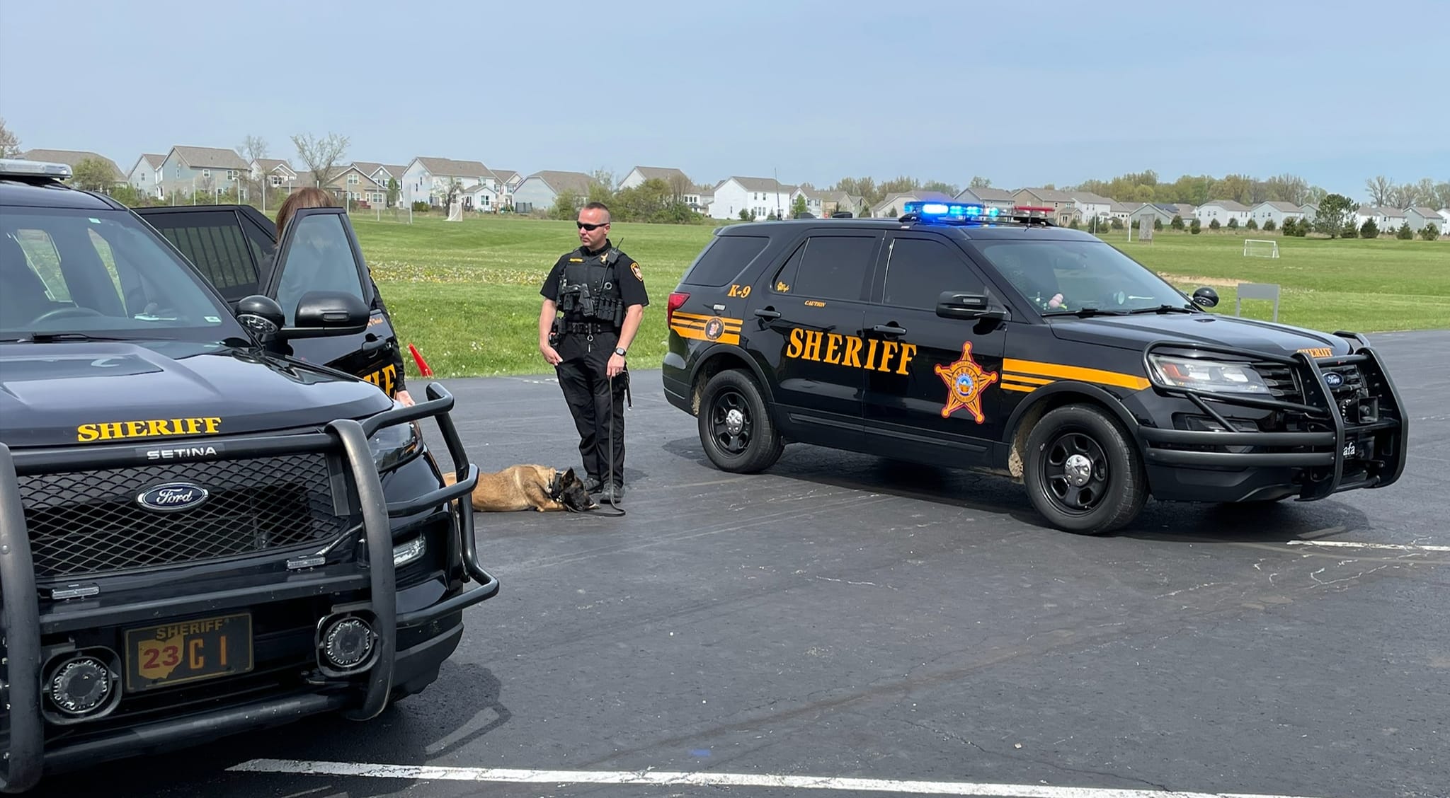 sheriff with rafa the k9