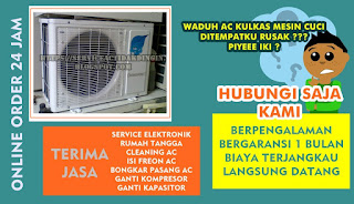 Spesialis Service AC tidak dingin Area Surabaya 