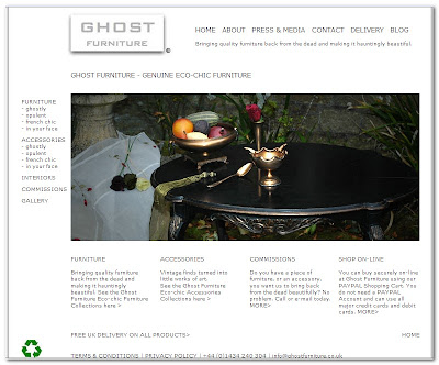 ghost furniture home page