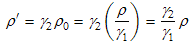 charge density in frame 2