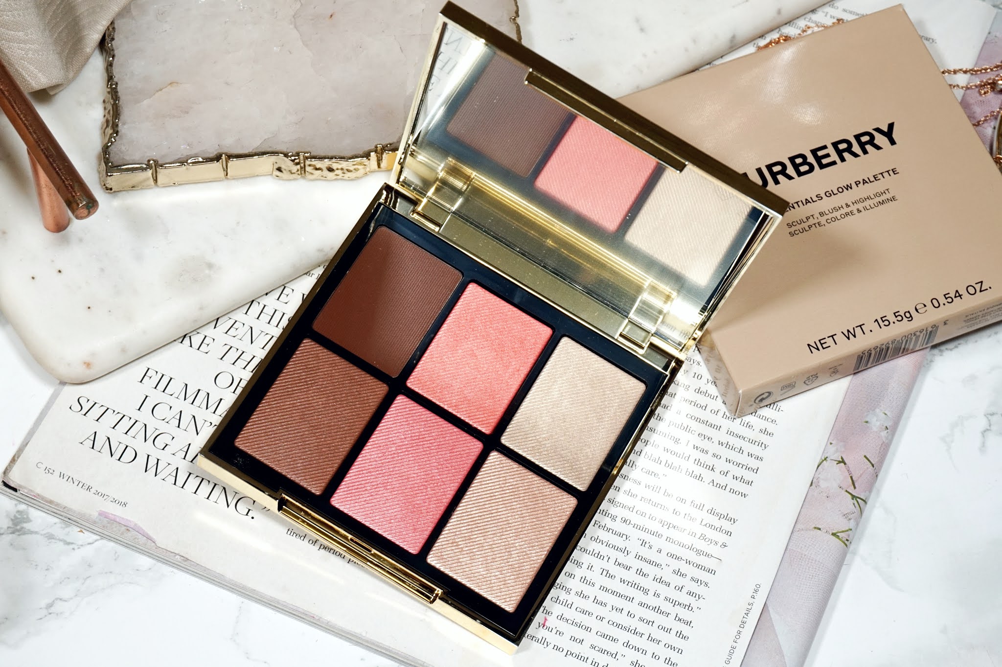 Burberry Essentials Glow Palette - 02 Medium to Dark Review and Swatches