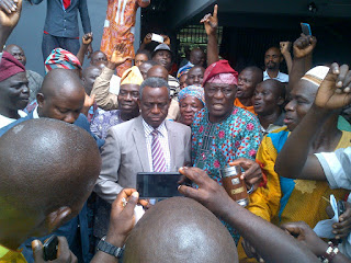 Professor Anthony Elujoba after the Senate meeting